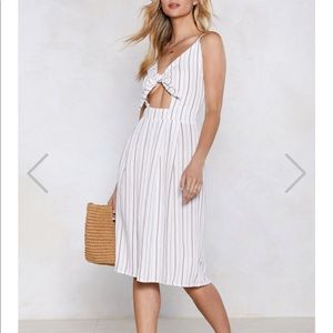 NASTYGAL - Clean Cut Midi Dress